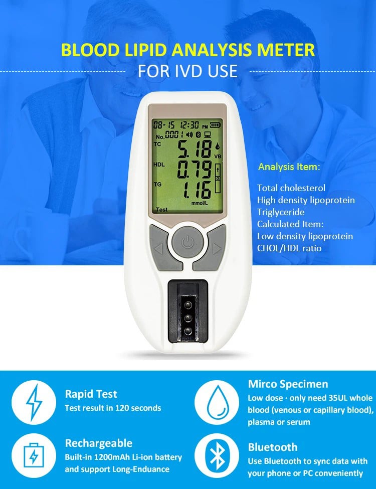 3 in 1 Accurate Lipid Meter SLP-101 5 household-medical-cholesterol-meter-Lipid Meter-SLP-101 main features