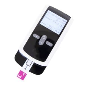 Coagulation analyzer.Point-of-Care PT-lNR testing made easier. accuracy and convenience are right at hand. handheld, battery-powered,large storage, LCD display.