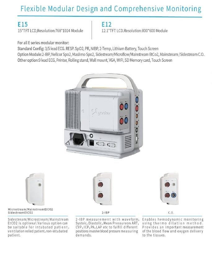 Stable Performance Plug-In Patient Monitor MS-PM-12 6 MS-PM12 Patient Monitor2