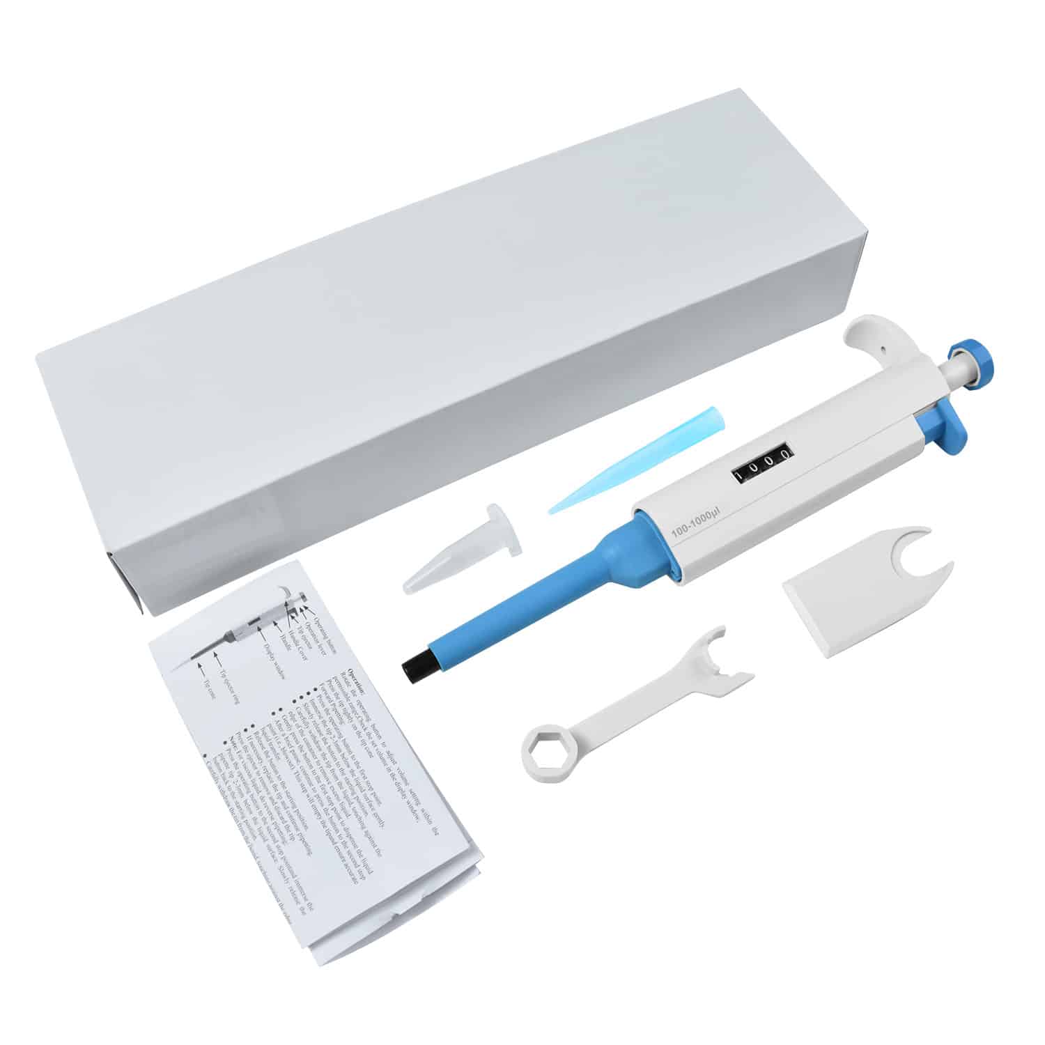 Accurate Mechanical Pipettors 0.1μL-10mL 3 TopPette Mechanical Pipettors single channel pipettor box
