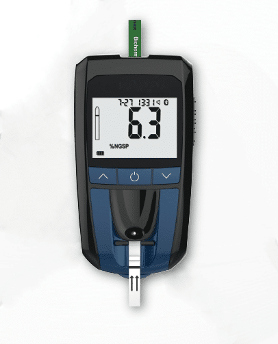 2 in 1 GluCoA1c Analyzer MS-GLUA1C 2 GluCoA1c Analyzer-blue