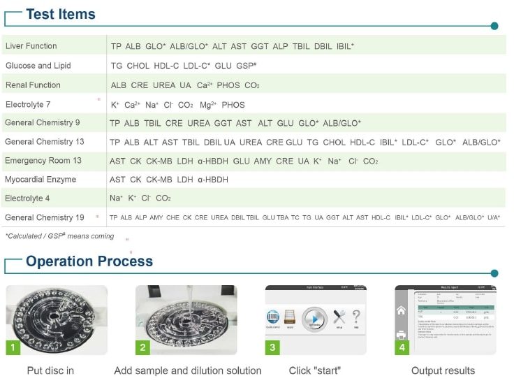 Personalized Affordable Dry Chemistry Analyzer MS100 5 MS-100 Dry chemsitry analyzer test items