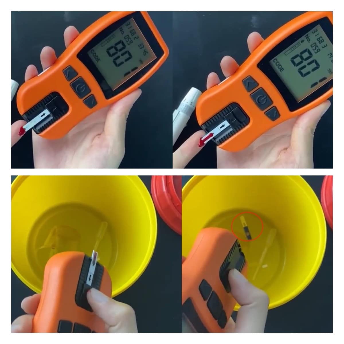 NEW! Accurate Hemoglobin Meter SBH-202 6 SoyMed Hemoglobin Meter Siphon method Strip ejector