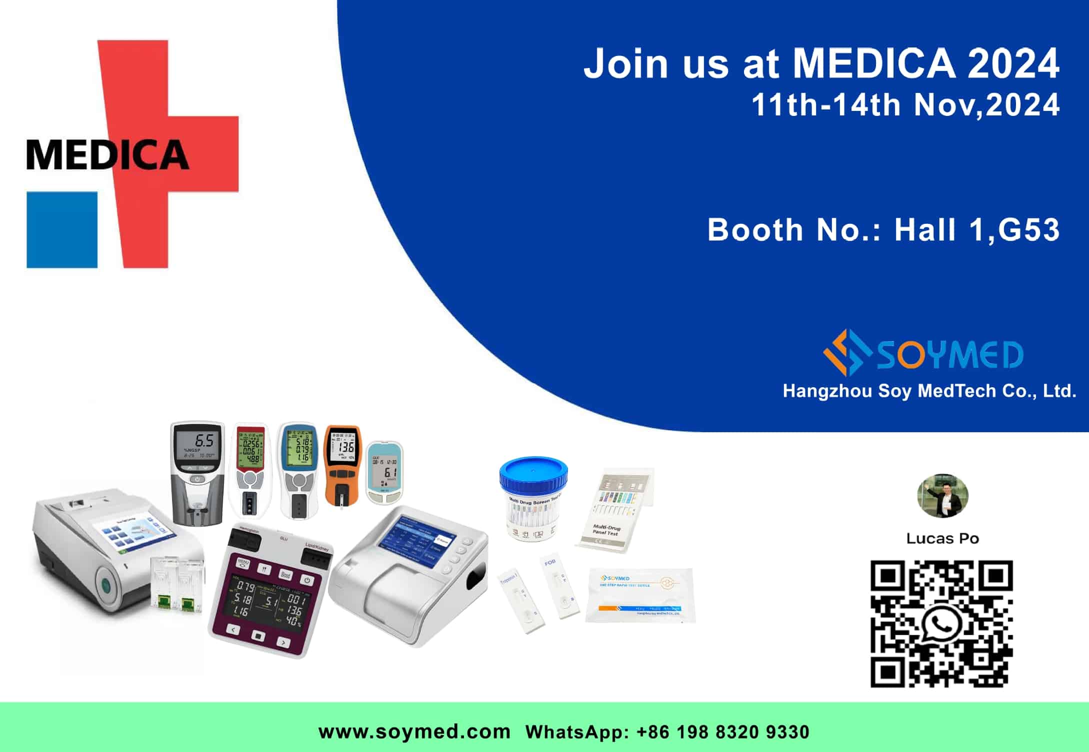 Join SOYMED at MEDICA 2024 1 Join us in MEDICA 2024 SOYMED Invitation